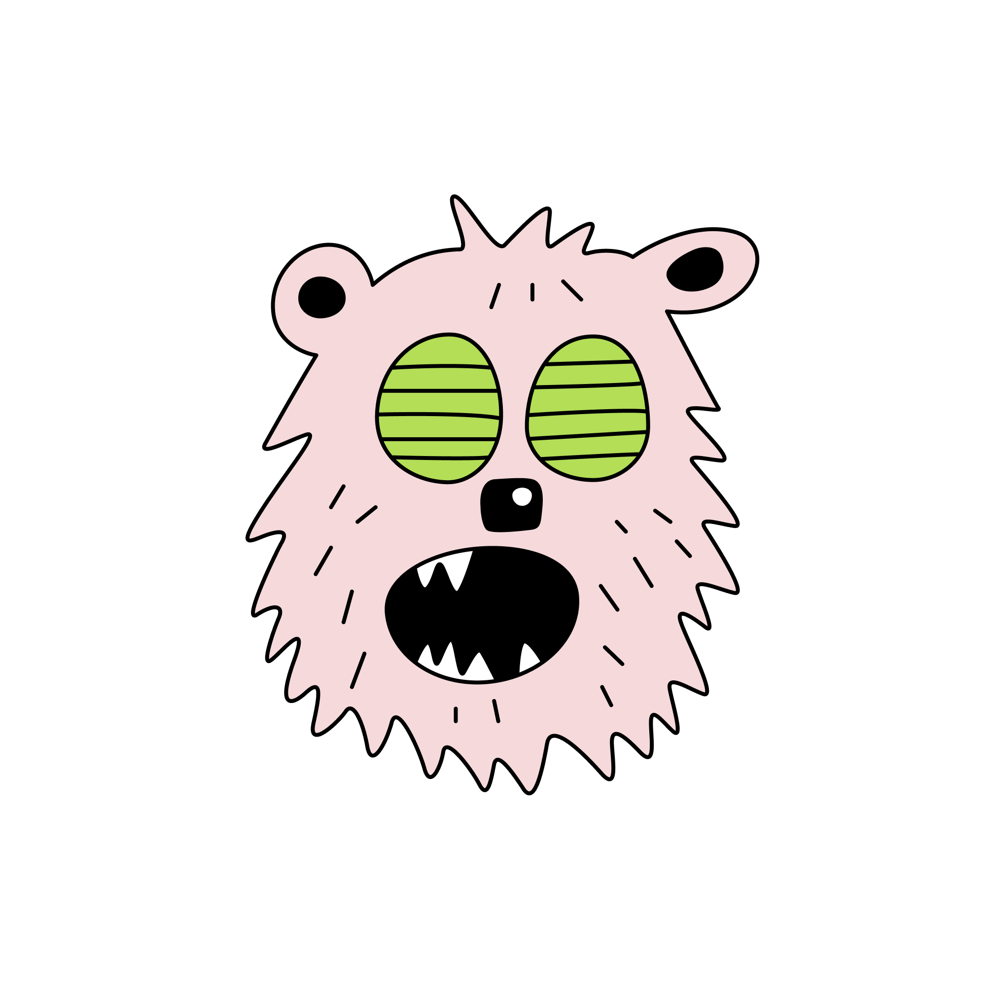 Pompom Bear_filled